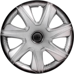 колесные колпаки Джой микс серебристо-черный