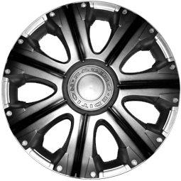 колесные колпаки Расинг Super Silver  для выпуклых дисков