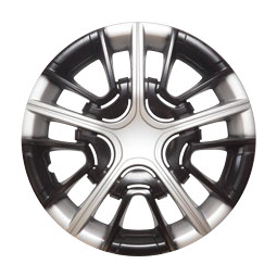 колесные колпаки Шериф микс серебристо-черный